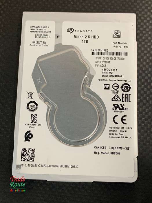Seagate 1TB HDD - Notebook Hard Disk Drive  Slim 7mm Can be used in Laptops, Desktops & DVRs