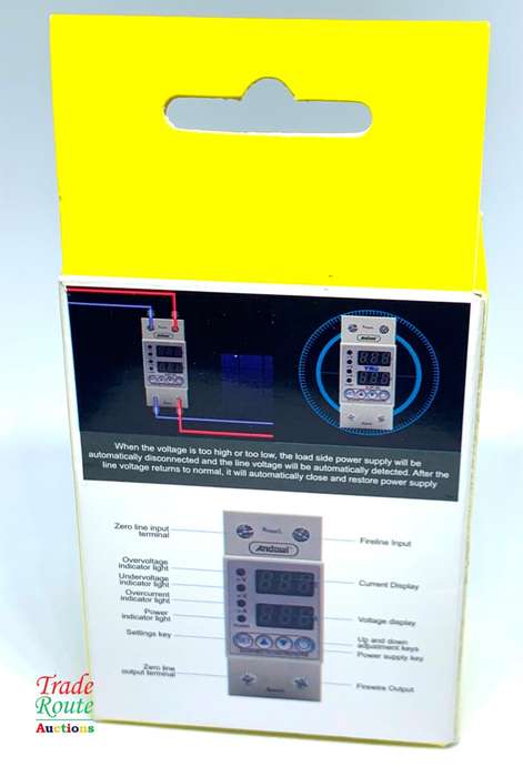 Over Voltage Under Voltage Protection Switch  Adjustable Self Resetting Overvoltage Protector Switch