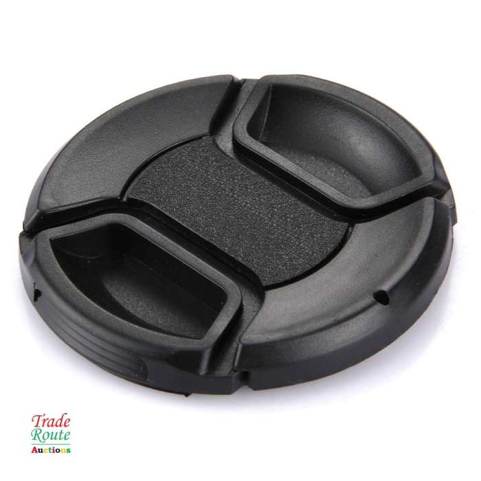 67mm LENS CAP Snap-On Center Pinch Camera Lens Front Cap For Canon Nikon Sony Alpha DSLR Lenses