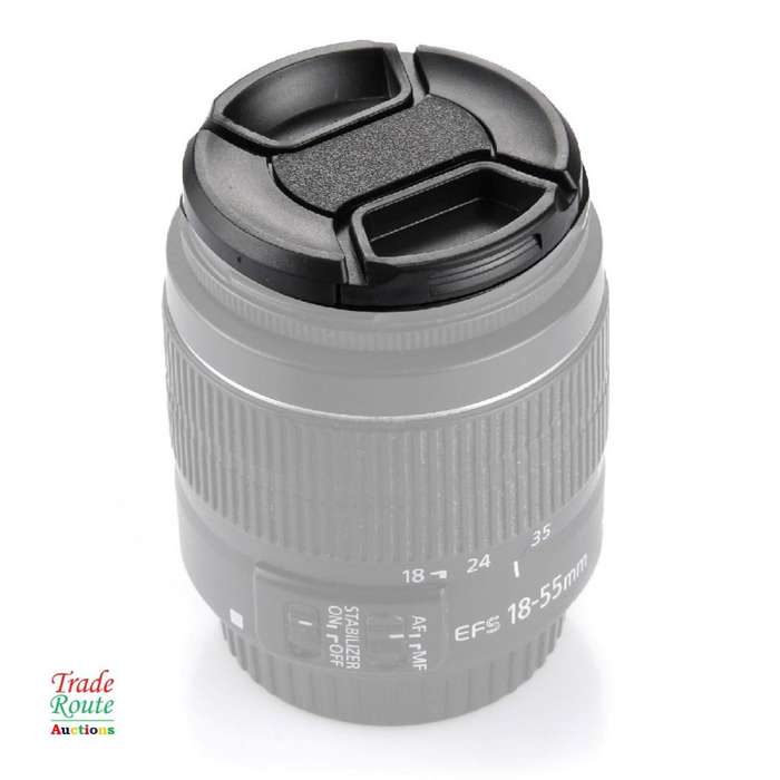 67mm LENS CAP Snap-On Center Pinch Camera Lens Front Cap For Canon Nikon Sony Alpha DSLR Lenses