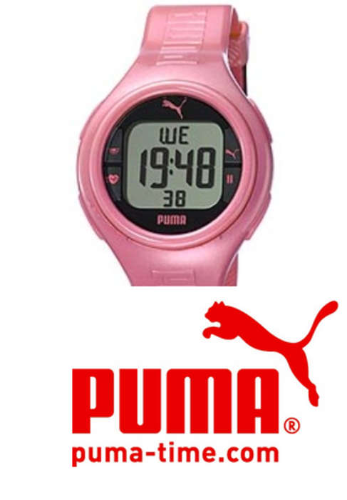 PUMA Women's PU910541008 Pulse Metallic Pink Heart Rate Monitor Watch - Brand new in box