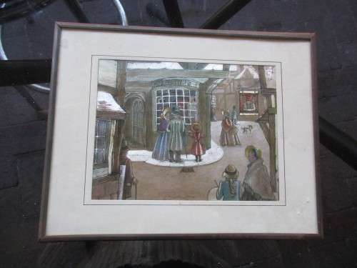 THREE PICTURES OF WNTER SCENES CHARLES DICKENS