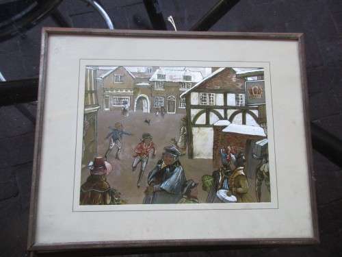 THREE PICTURES OF WNTER SCENES CHARLES DICKENS