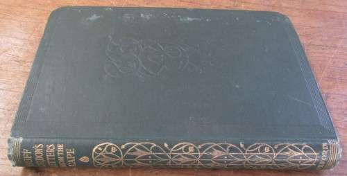 LETTERS FROM THE CAPE LADY DUFF GORDON  FIRST EDITION 1921