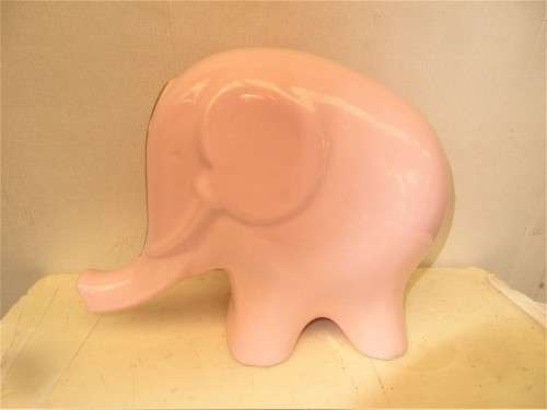 PINK AND GOLD ELEPHANT CRANE WARE SOUTH AFRICA