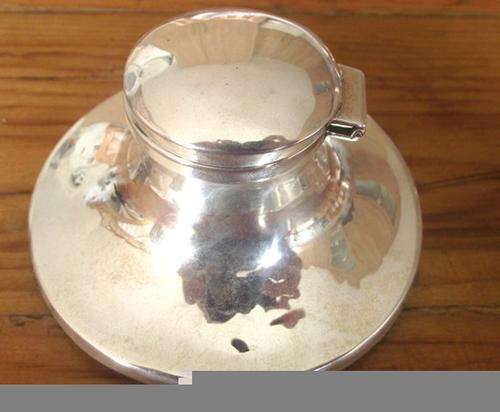 SILVER INKWELL