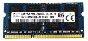 SKHYNIX / MICRON   8GB 2Rx8 PC3L 12800S DDR3  LAPTOP RAM