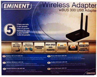 EMINENT WBUS 300Mbps WIRELESS USB ADAPTER