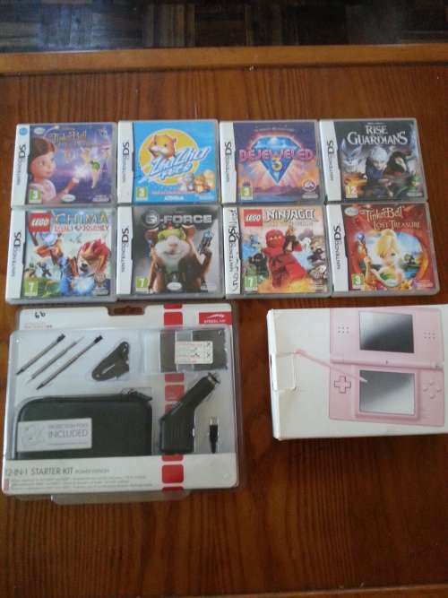 Nintendo DS (pink in colour)