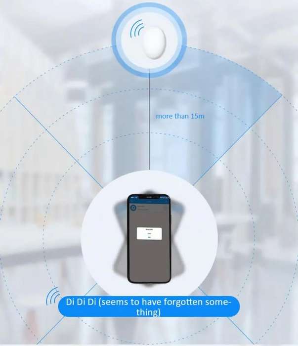 Portable Xiaomi Mini GPS Tracker Original Bluetooth 4.0 Smart Locator Key Anti Loss Kids Pet Wallet