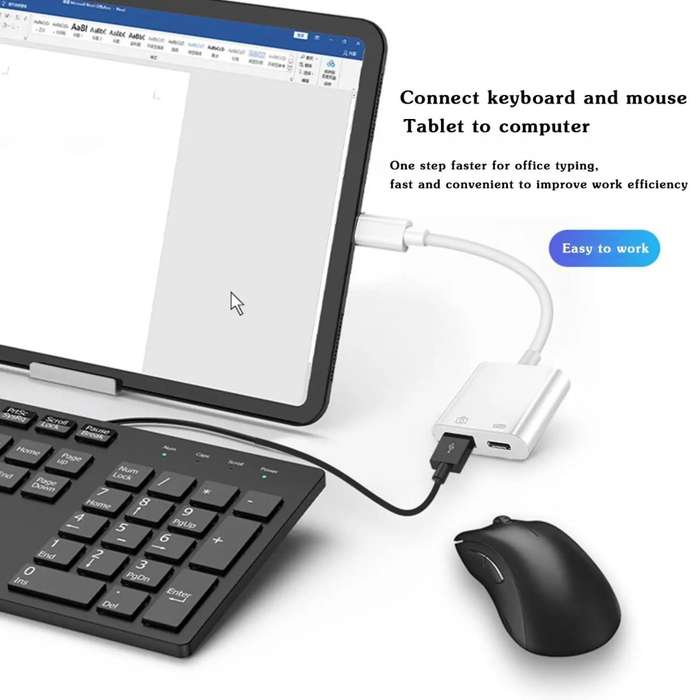2In1 Type-C OTG Adapter USB 3.0 External U Disk Converter Splitter For Laptop Mobile Phone