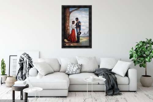 african american history - oil painting