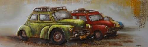 relief oil painting