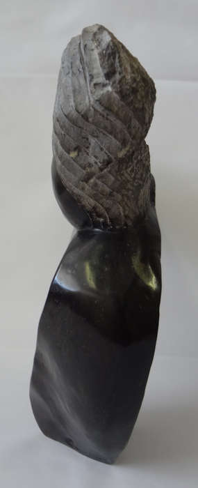 vusi - lovers shona stone sculpture