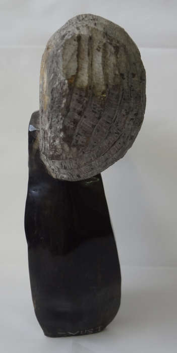 vusi - lovers shona stone sculpture