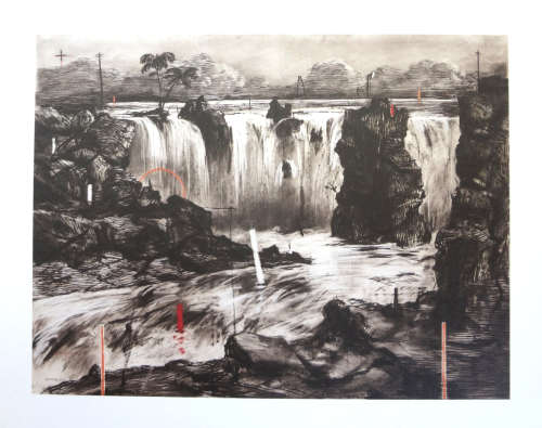 WILLIAM KENTRIDGE - UNTITLED COLONIAL LANDSCAPE