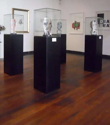 william kentridge - suite of 4 sculptural heads