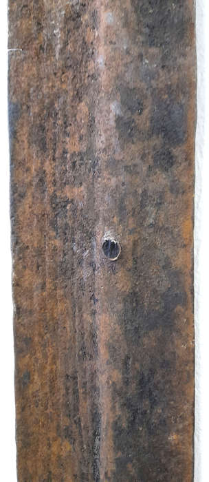 antique african topoke metal spear currency - Democratic Republic of the Congo
