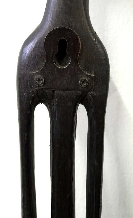 5 pcs male & female african wood figures