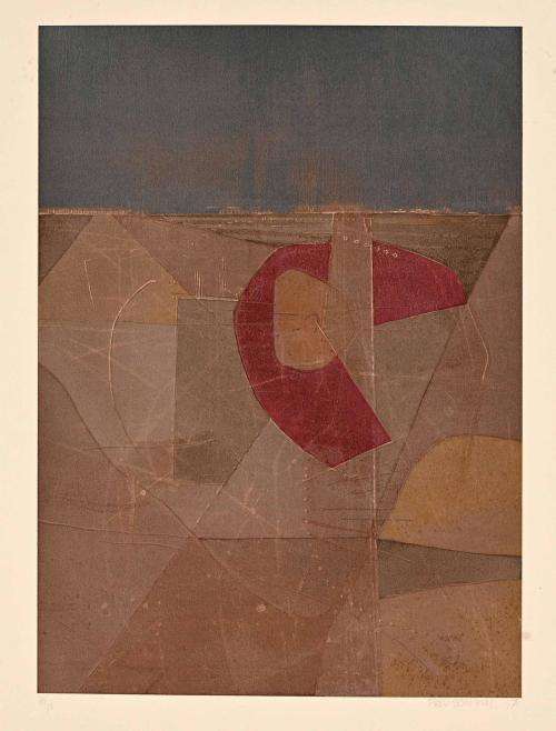 fred schimmel `twilight` silkscreen print