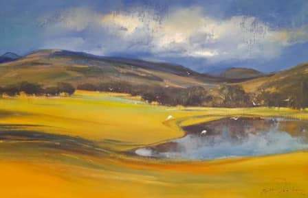 Derric Van Rensburg  oil painting sun city golf course