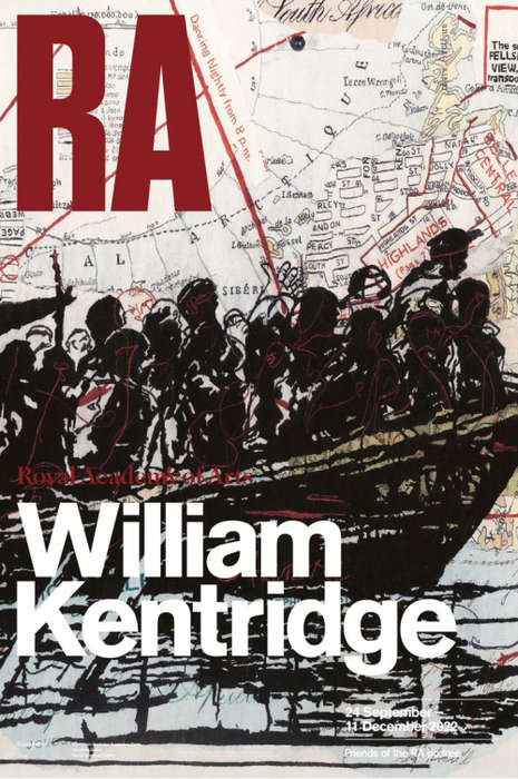 william kentridge Royal Academy Of Arts exhibition poster