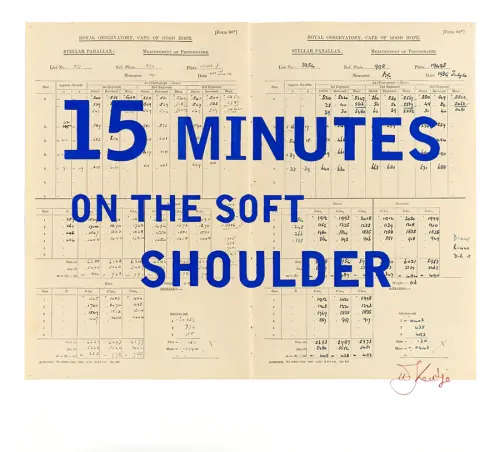 william kentridge -` 15 minutes on the soft shoulder` print