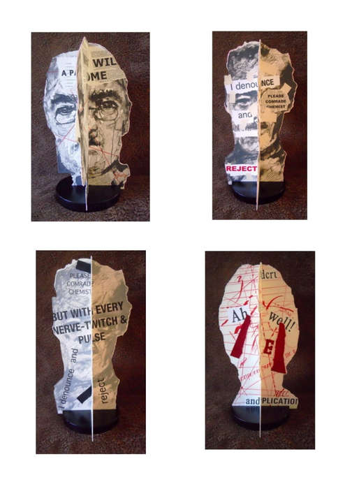 william kentridge - suite of 4 sculptural heads