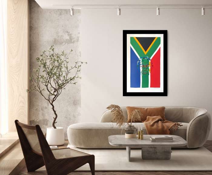 LeRoy Neiman - President Nelson Mandela print