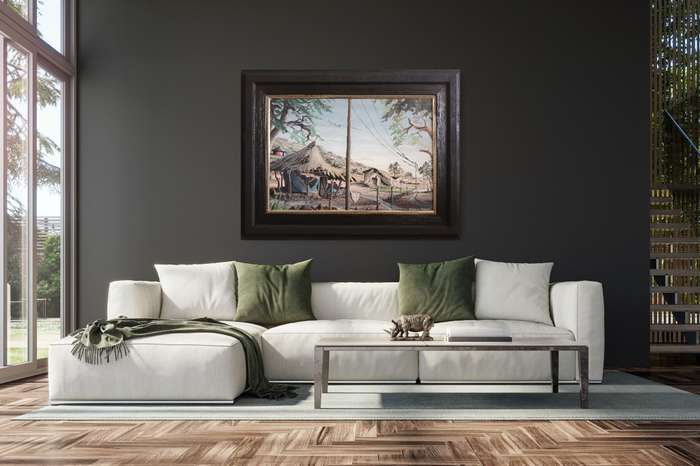 Phillemon Hlungwani oil painting