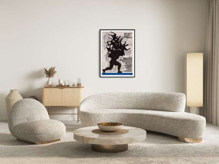 william kentridge - Deichtorhallen Museum exhibition poster