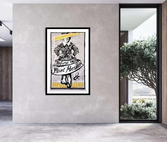 william kentridge  `rumours and impossibilities` print