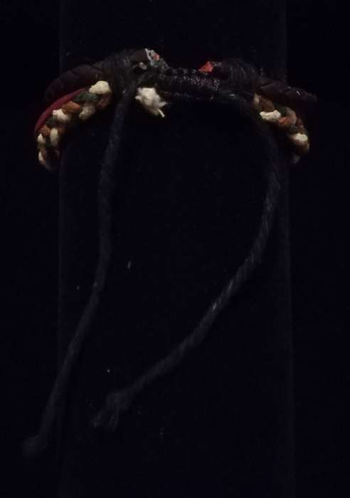 Unisex Multilayer Adjustable Leather / Vegan leather Wax String Bracelet  with Tree of Life Charm