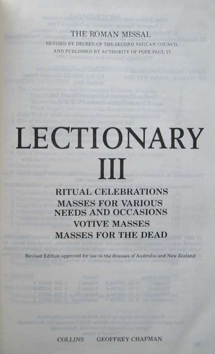 Ritual Celebrations, Masses for Various Needs and Occasions, Votive Masses, Masses for the Dead