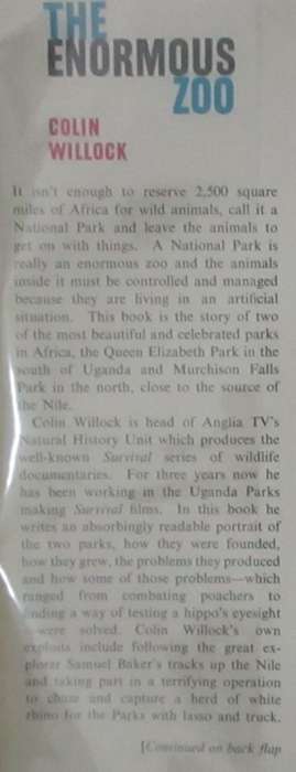 The Enormous Zoo a Profile of Two National Parks