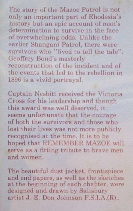 Remember Mazoe the Reconstruction of an Incident