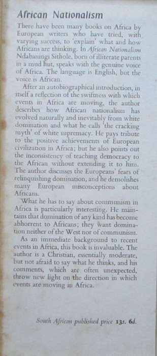 African Nationalism