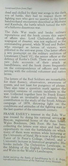 The Red Soldier Letters from the Zulu War, 1879