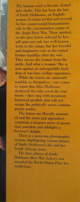 Emily Hobhouse Boer War Letters