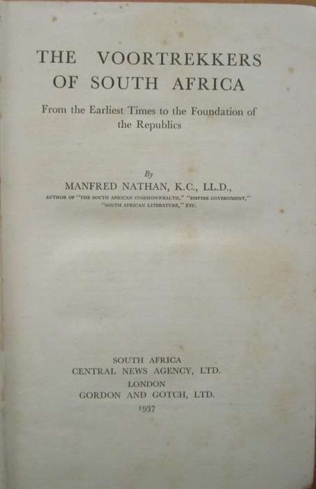 The Voortrekkers of South Africa from the earliest times to the foundation of the Republics