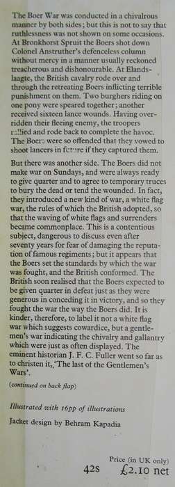 The Boer War: A Study in Cowardice and Courage