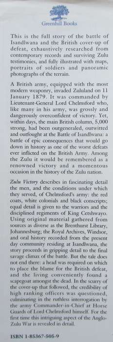ZULU VICTORY-The Epic of Isandlwana and the Cover-up