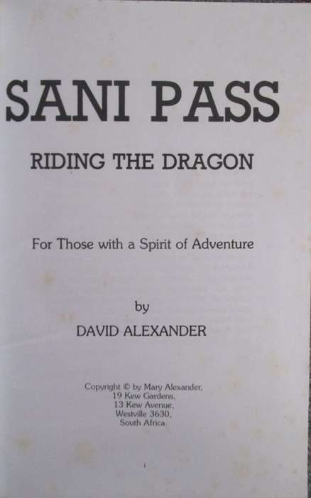 SANI PASS - Riding the Dragon