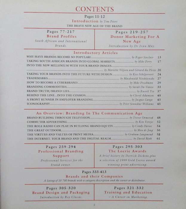 The Encyclopedia of Brands and Branding in South Africa Millenium Edition