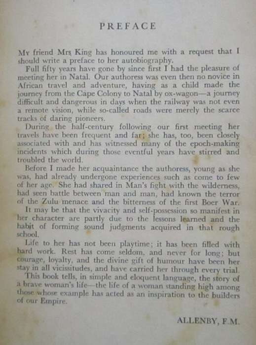 Sunrise to evening star. My seventy years in South Africa