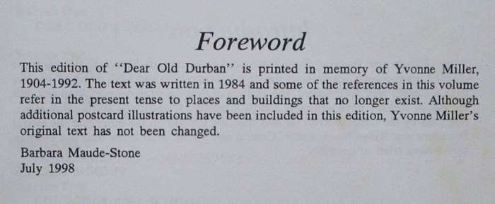 Dear Old Durban