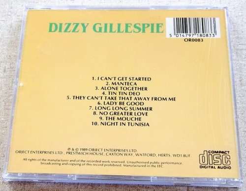 DIZZY GILLESPIE Lady Be Good Jazz Collection