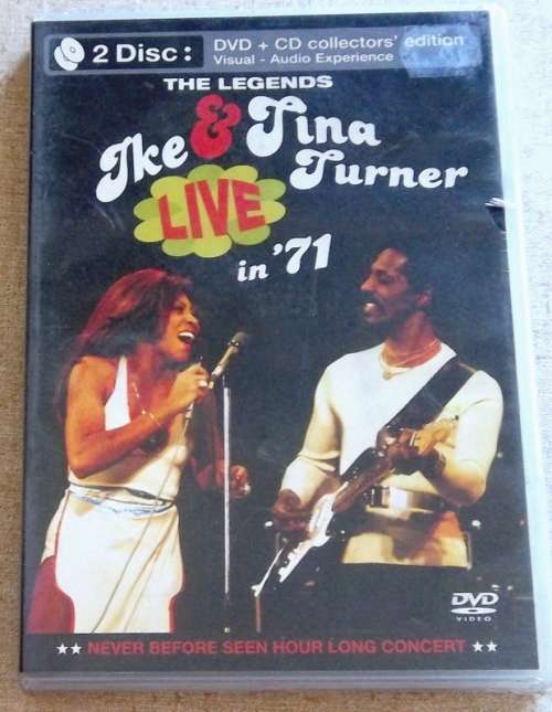 KE & TINA TURNER The Legends Live In `71 CD+DVD