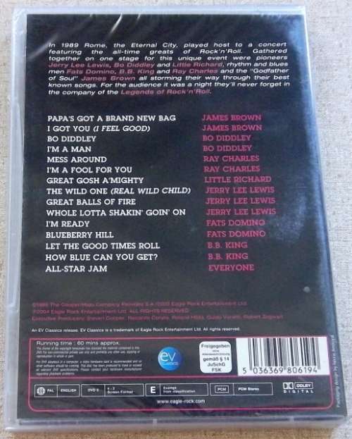 VARIOUS Legends Of Rock N Roll DVD