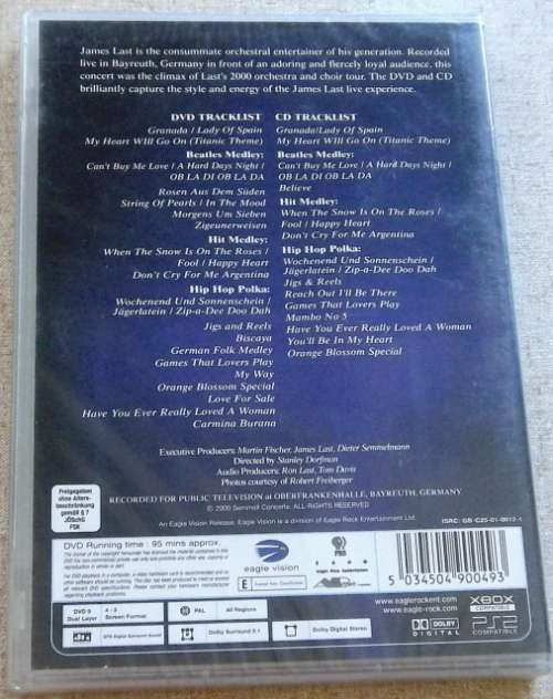 JAMES LAST Gentleman of Music DVD+CD